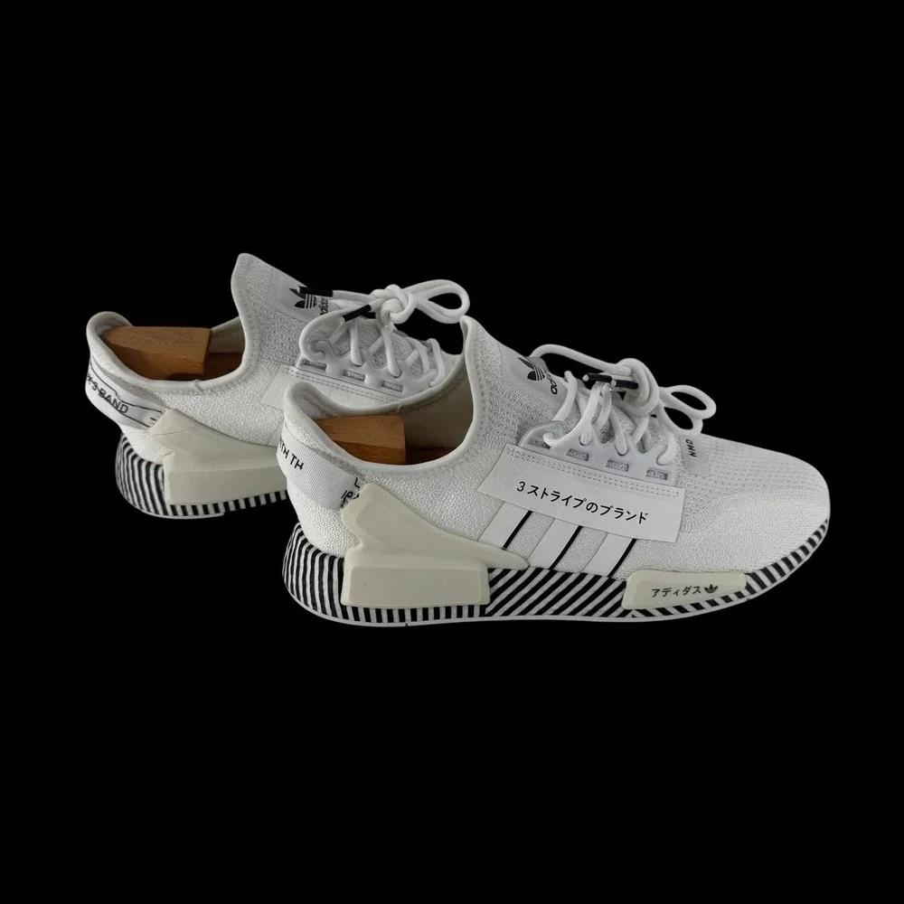 Adidas NMD_V3 Mens Shoes White Black FY2105 Japanese Text Sneakers Size 9